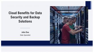 Cloud Benefits For Data Security And Backup Solutions PPT Designs AT
