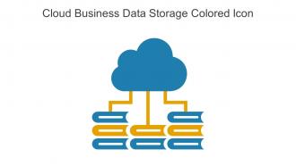 Cloud Business Data Storage Colored Icon In Powerpoint Pptx Png And Editable Eps Format