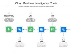Cloud business intelligence tools ppt powerpoint presentation infographic template master slide cpb