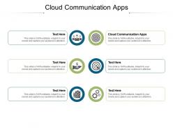 Cloud communication apps ppt powerpoint presentation gallery vector cpb