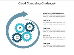 Cloud computing challenges ppt powerpoint presentation gallery samples cpb