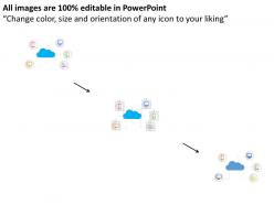 42216705 style technology 1 cloud 5 piece powerpoint presentation diagram infographic slide