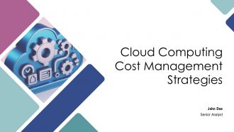 Cloud Computing Cost Management Strategies PPT Slides AT