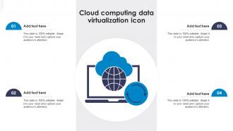Cloud Computing Data Virtualization Icon