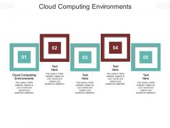Cloud computing environments ppt powerpoint presentation slides vector cpb