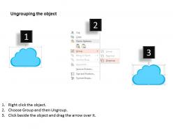 Cloud computing for devices flat powerpoint design