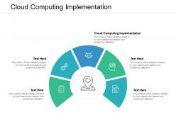 Cloud computing implementation ppt powerpoint presentation portfolio visual aids cpb