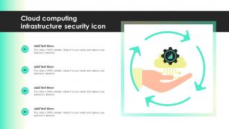 Cloud Computing Infrastructure Security Icon