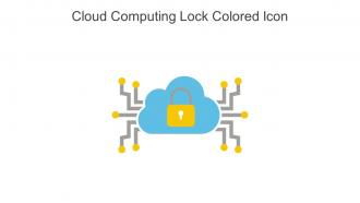 Cloud Computing Lock Colored Icon In Powerpoint Pptx Png And Editable Eps Format