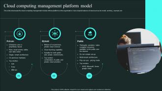 Cloud Computing Management Platform Model