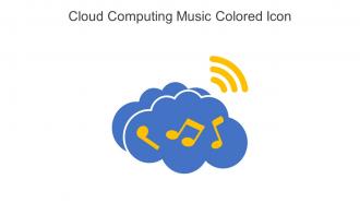 Cloud Computing Music Colored Icon In Powerpoint Pptx Png And Editable Eps Format