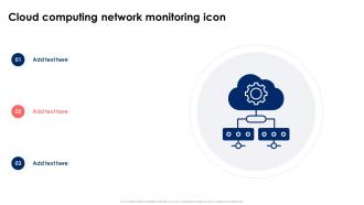 Cloud Computing Network Monitoring Icon
