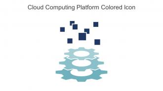 Cloud Computing Platform Colored Icon In Powerpoint Pptx Png And Editable Eps Format