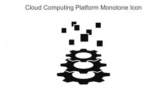 Cloud Computing Platform Monotone Icon In Powerpoint Pptx Png And Editable Eps Format