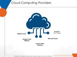 Cloud computing providers cloud computing ppt icons