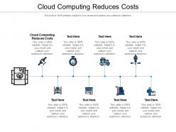 Cloud computing reduces costs ppt powerpoint presentation styles sample cpb