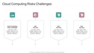 Cloud Computing Risks Challenges In Powerpoint And Google Slides Cpb