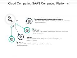 Cloud computing saas computing platforms ppt powerpoint presentation slides templates cpb