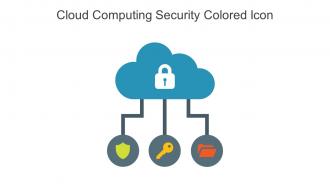 Cloud Computing Security Colored Icon In Powerpoint Pptx Png And Editable Eps Format
