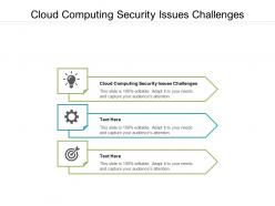 Cloud computing security issues challenges ppt powerpoint presentation gallery images cpb