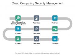 Cloud computing security management ppt powerpoint presentation graphics cpb