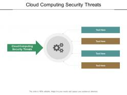 Cloud computing security threats ppt powerpoint presentation portfolio themes cpb