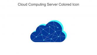 Cloud Computing Server Colored Icon In Powerpoint Pptx Png And Editable Eps Format