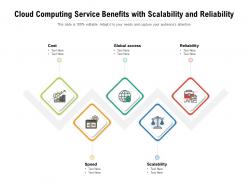 Cloud computing service benefits with scalability and reliability