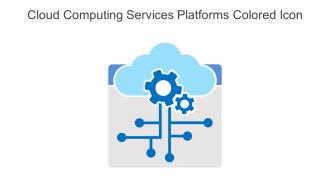 Cloud Computing Services Platforms Colored Icon In Powerpoint Pptx Png And Editable Eps Format