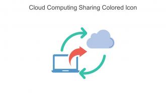 Cloud Computing Sharing Colored Icon In Powerpoint Pptx Png And Editable Eps Format