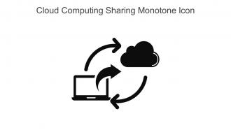Cloud Computing Sharing Monotone Icon In Powerpoint Pptx Png And Editable Eps Format