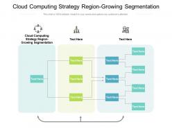 Cloud computing strategy region growing segmentation ppt powerpoint presentation pictures information cpb