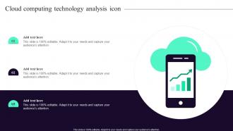 Cloud Computing Technology Analysis Icon