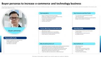 Cloud Computing Technology Buyer Personas To Increase E Commerce And Technology Business BP SS