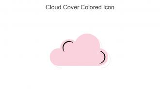 Cloud Cover Colored Icon In Powerpoint Pptx Png And Editable Eps Format