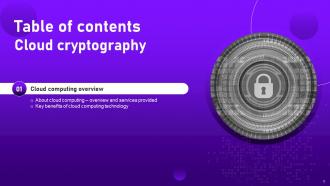 Cloud Cryptography Powerpoint Presentation Slides Adaptable Impactful