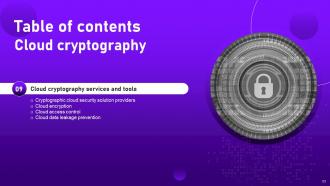 Cloud Cryptography Powerpoint Presentation Slides Compatible Customizable