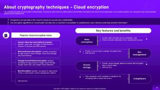 Cloud Cryptography Powerpoint Presentation Slides Professional Customizable