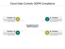 Cloud data controls gdpr compliance ppt powerpoint presentation ideas design templates cpb