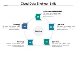 Cloud data engineer skills ppt powerpoint presentation inspiration clipart images cpb