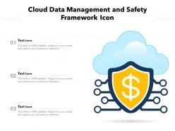 Cloud Data Management And Safety Framework Icon