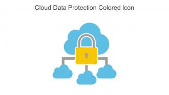 Cloud Data Protection Colored Icon In Powerpoint Pptx Png And Editable Eps Format