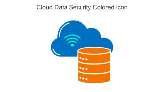 Cloud Data Security Colored Icon In Powerpoint Pptx Png And Editable Eps Format