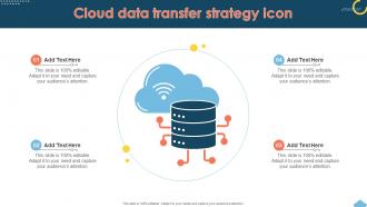 Cloud Data Transfer Strategy Icon
