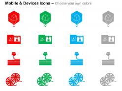 Cloud data transfer technology system ppt icons graphics