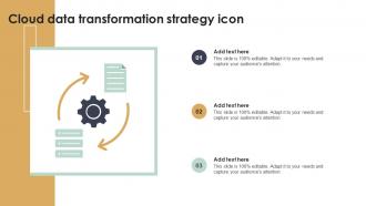 Cloud Data Transformation Strategy Icon