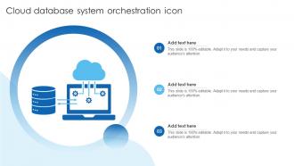 Cloud Database System Orchestration Icon