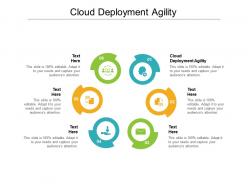 Cloud deployment agility ppt powerpoint presentation layouts brochure cpb