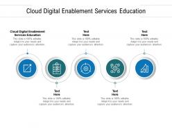 Cloud digital enablement services education ppt summary graphics cpb
