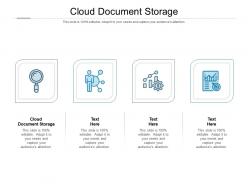 Cloud document storage ppt powerpoint presentation professional example topics cpb